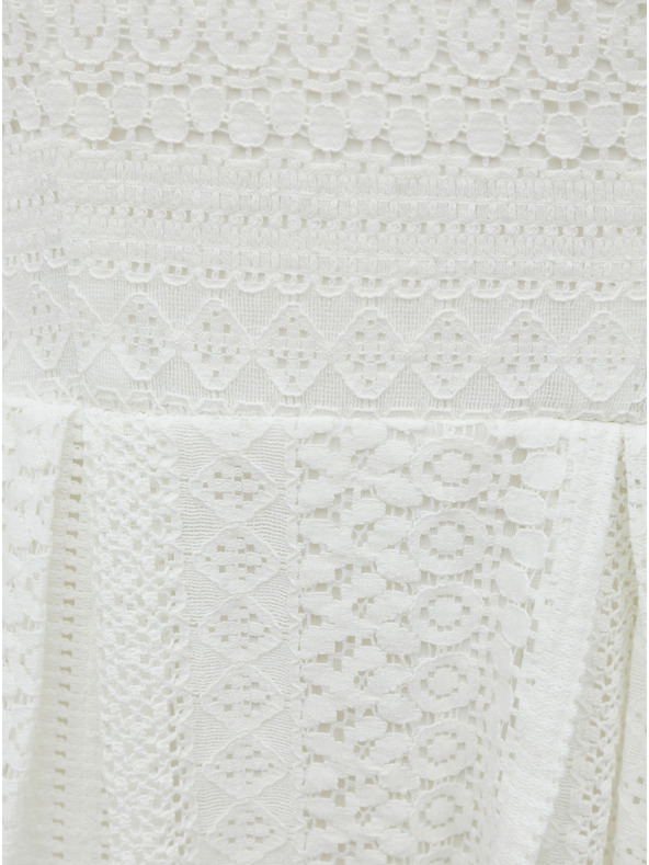 ONLY Bela čipkasta obleka ONLY Helena