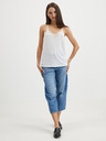 Vero Moda Bela majica s čipko VERO MODA Ana