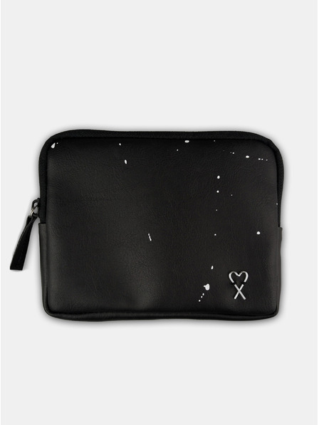 Xiss Črna ženska majhna denarnica Xiss Splashed Black