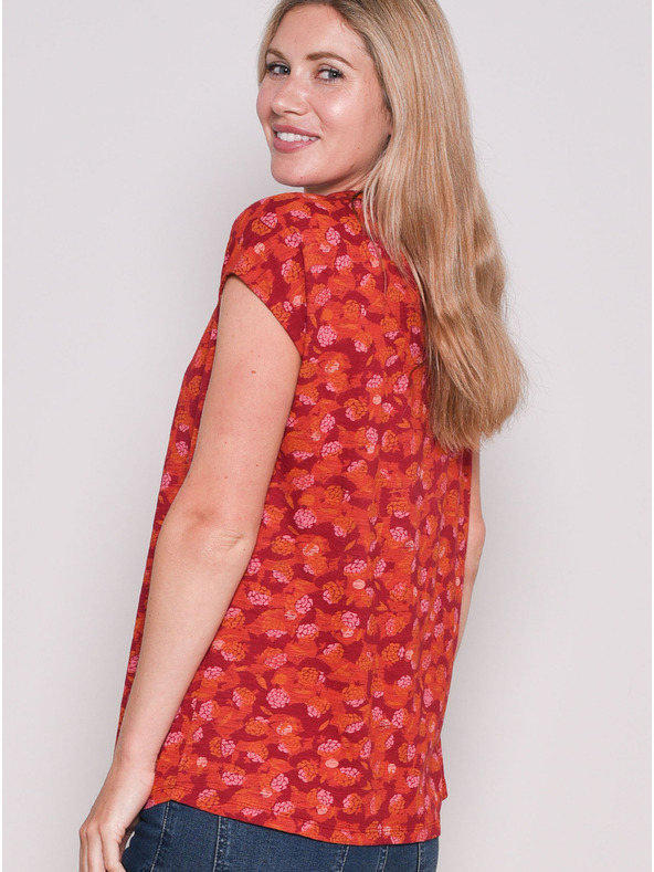 Brakeburn Rdeča vzorčasta majica Brakeburn