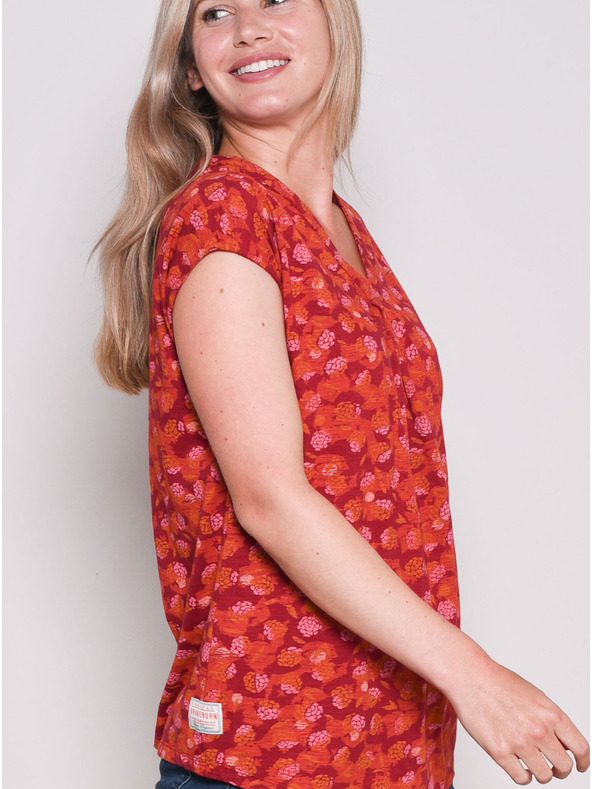 Brakeburn Rdeča vzorčasta majica Brakeburn