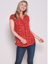 Brakeburn Rdeča vzorčasta majica Brakeburn