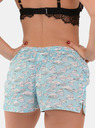 Emes Svetlo modre ženske kratke hlače z vzorcem Emes