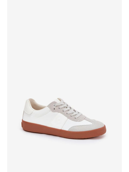 BIG STAR SHOES Ženske platne superge Big Star – belo-sive