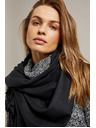 Moodo Črn ženski šal