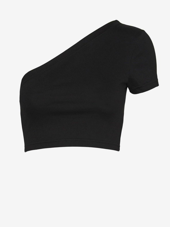 Noisy May Črna asimetrična majica Noisy May Nini