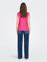ONLY Temno roza ženski laneni telovnik ONLY Caro