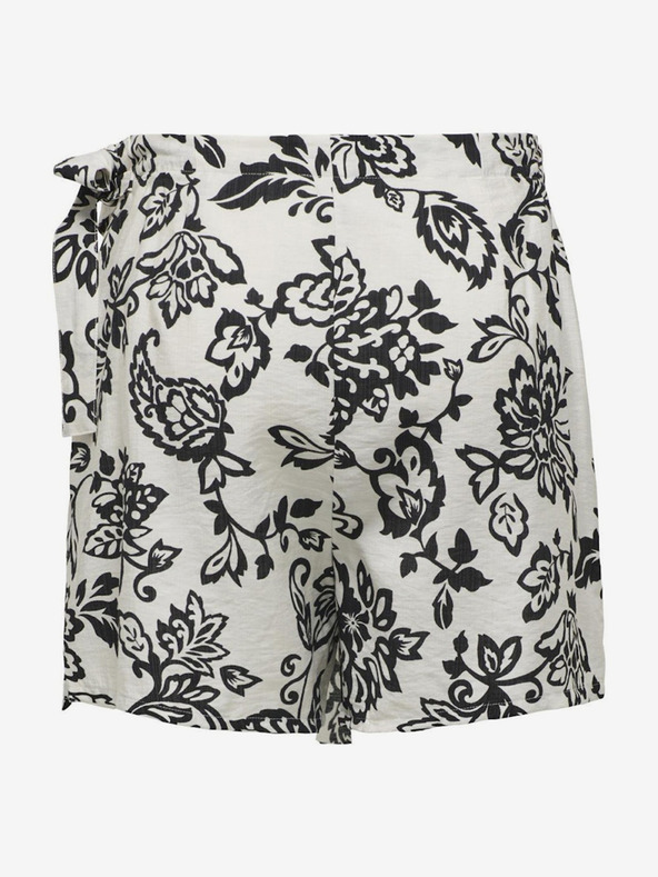 ONLY Bele ženske kratke hlače/spodnja krila z vzorcem ONLY Kiera