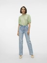 Vero Moda Modre ženske kavbojke z ravnimi nogami Vero Moda Tessa