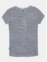 Sam 73 Črno-bela otroška progasta majica SAM 73