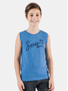 Sam 73 Modra fantovska majica brez rokavov SAM 73
