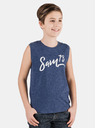 Sam 73 Temno modra fantovska majica brez rokavov SAM 73
