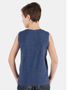 Sam 73 Temno modra fantovska majica brez rokavov SAM 73