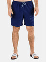 Sam 73 Modre moške kratke kopalne hlače s potiskom SAM 73