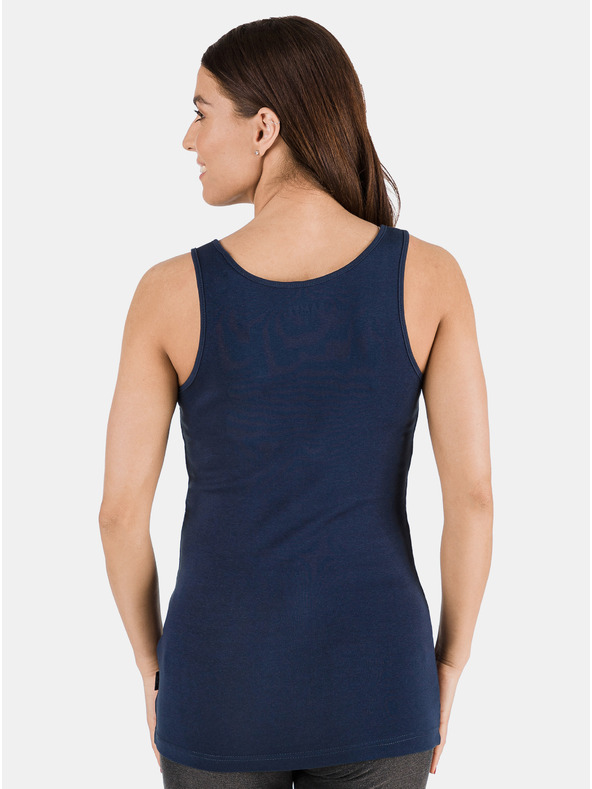 Sam 73 Temno modra ženska majica brez rokavov SAM 73 Leva