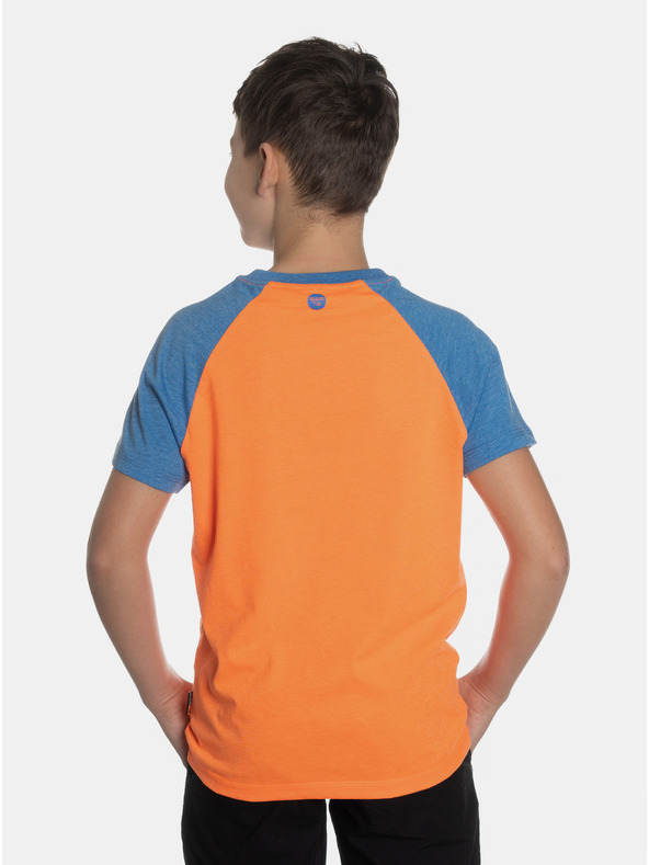 Sam 73 Oranžna fantovska majica s potiskom SAM 73