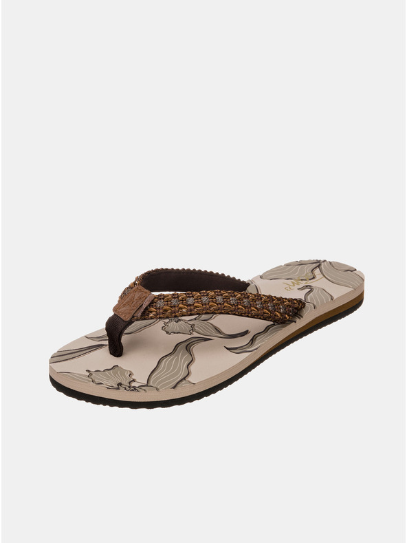 Sam 73 Rjavi ženske cvetlični natikači SAM 73