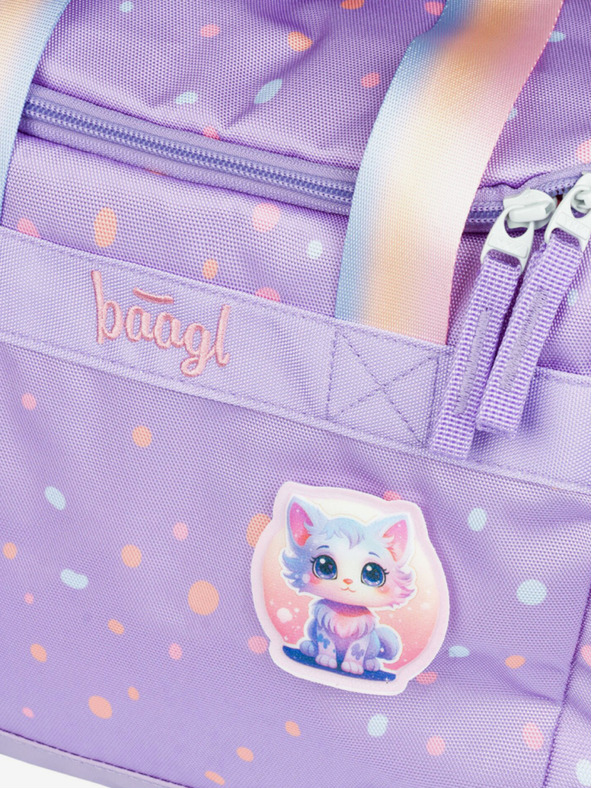 BAAGL  Vijolična otroška športna torba Ljubljenčki Baagl