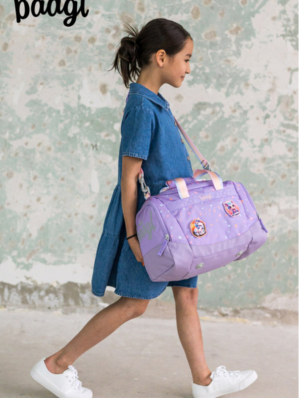 BAAGL  Vijolična otroška športna torba Ljubljenčki Baagl