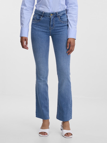Orsay Svetlo modre ženske bootcut jeans hlače ORSAY