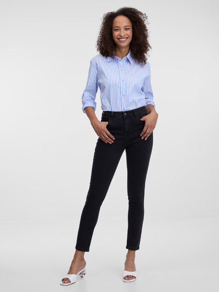 Orsay Črne ženske skinny fit kavbojke ORSAY