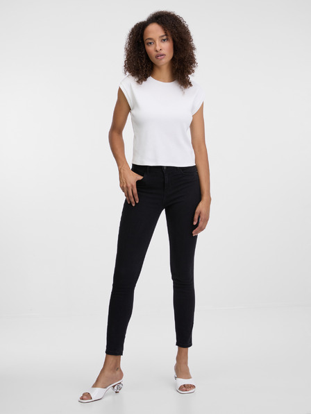 Orsay Črne ženske skinny fit kavbojke ORSAY