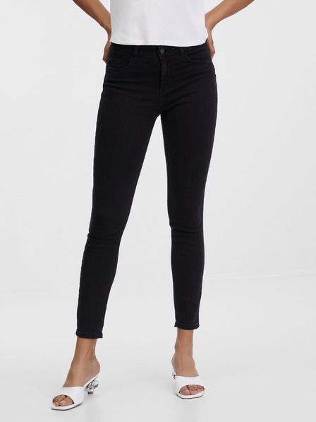 Orsay Črne ženske skinny fit kavbojke ORSAY