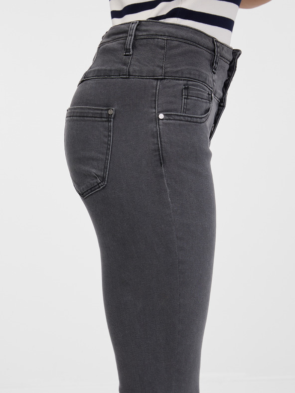 Orsay Temno sive ženske skinny fit kavbojke ORSAY