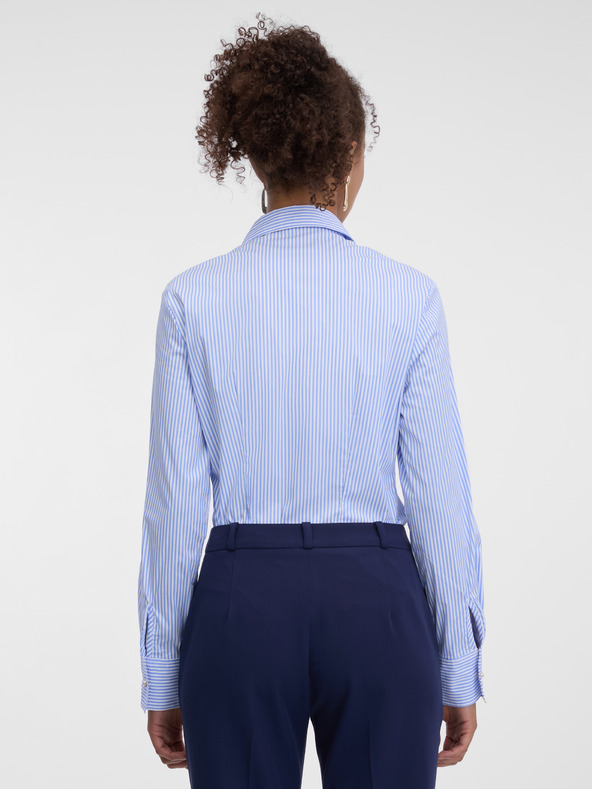 Orsay Svetlo modra prugasta ženska srajca ORSAY