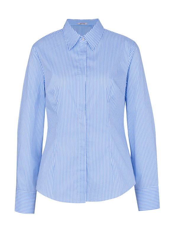 Orsay Svetlo modra prugasta ženska srajca ORSAY