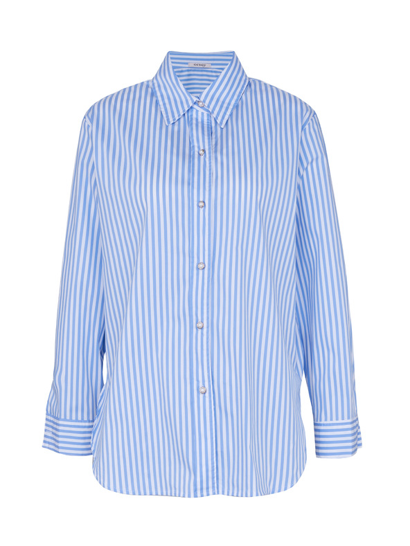Orsay Svetlo modra prugasta ženska srajca ORSAY