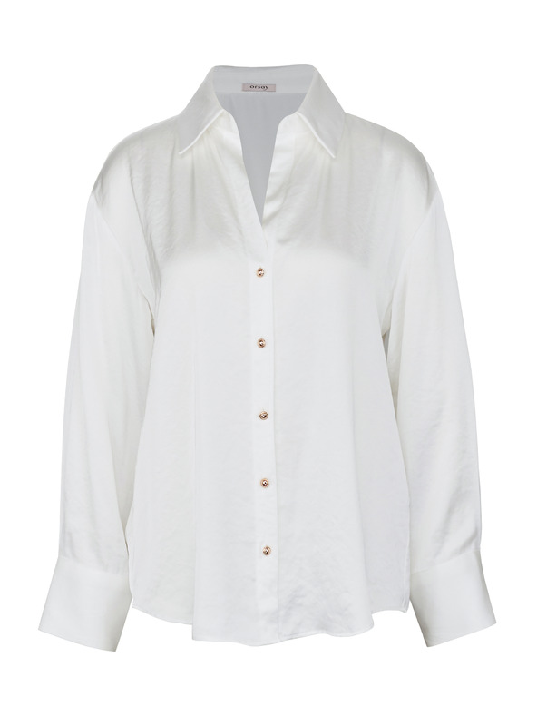 Orsay Bela ženska srajca ORSAY