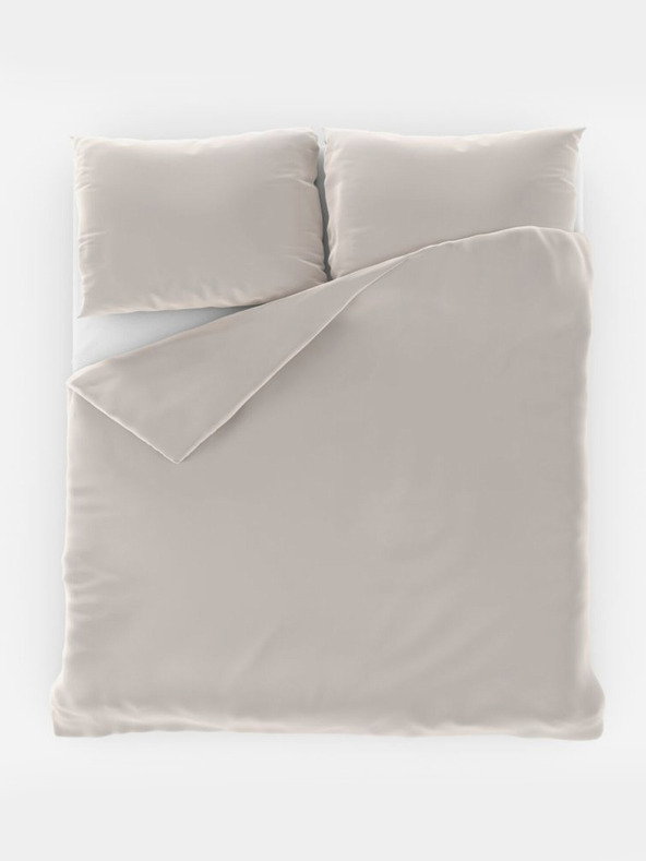 Kvalitex Satenasto francosko podaljšano posteljno perilo LUXURY COLLECTION 1+2, 240x220, 70x90cm bela