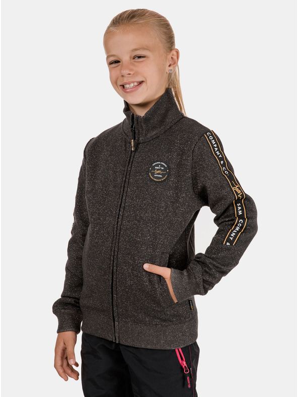 Sam 73 Siva dekliška žarkasta jopica SAM 73 Bonnie