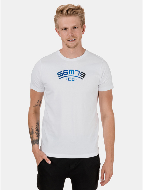 Sam 73 Bela moška majica SAM 73 Lanz