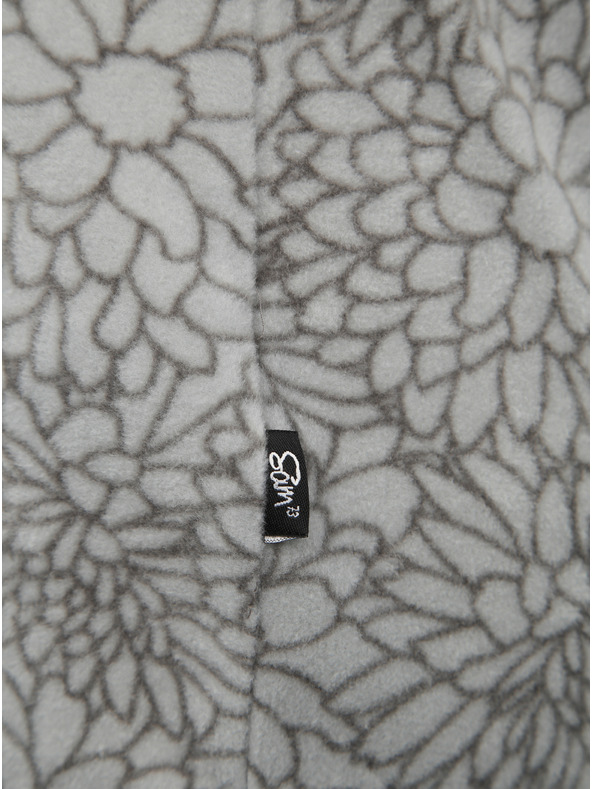 Sam 73 Siva ženska flis cvetlična jopica SAM 73