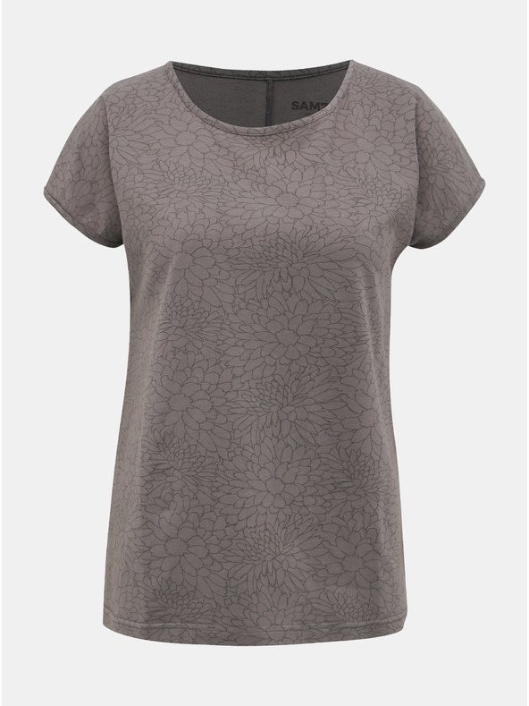 Sam 73 Siva ženska cvetlična majica SAM 73