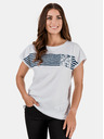 Sam 73 Bela ženska majica SAM 73 Defina
