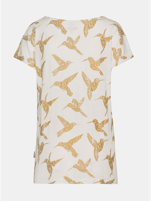 Sam 73 Kremasta ženska majica SAM 73