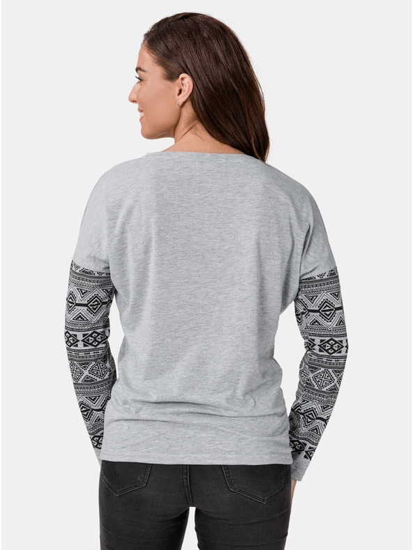 Sam 73 Sivo žensko majico SAM 73 Beatrice