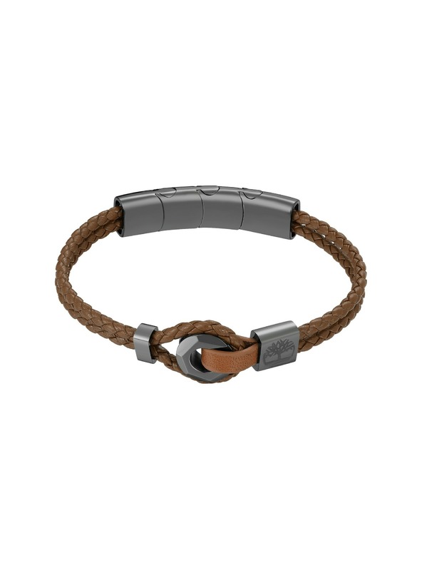 Timberland Moški rjav usnjen zapestnica Timberland TDAGB0002503