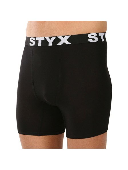 Styx Moške boksarice Styx long šport elastika črne