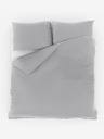 Kvalitex Francoska muslinjasta posteljnina 240x200, 70x90cm svetlo siva Kvalitex