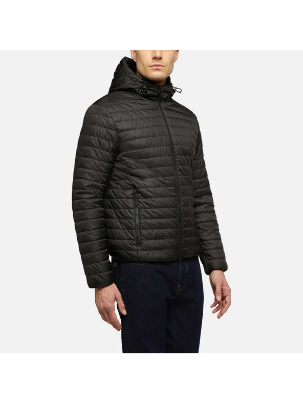 Geox Črna moška jakna Geox Wilmer