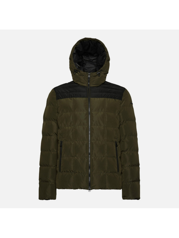 Geox Temno zelena moška jakna Geox Magnete Hoojkt