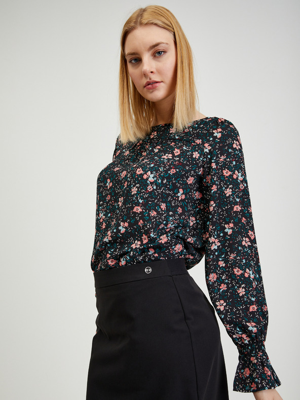 Orsay Črno kratko oprijeto krilo ORSAY