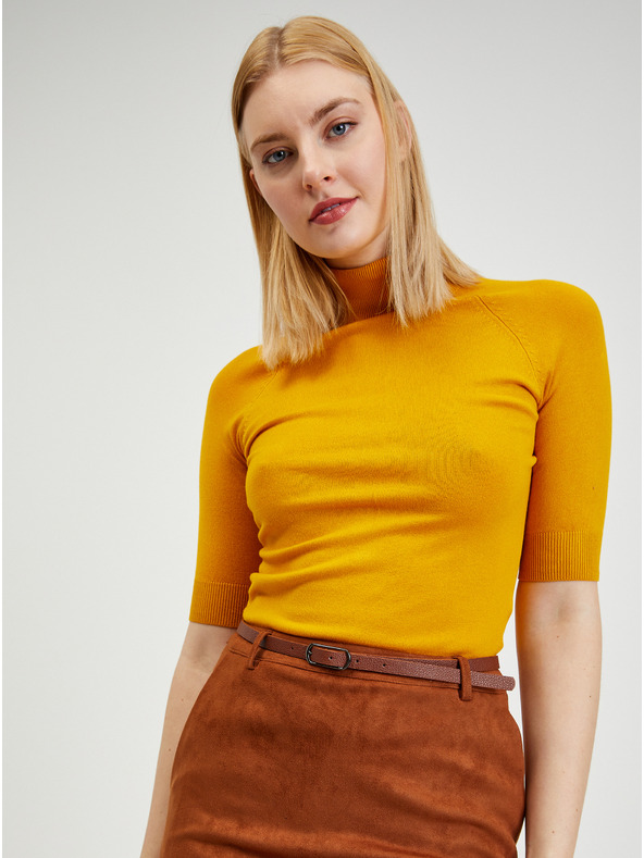 Orsay Rjavo žensko krilo iz semiša ORSAY