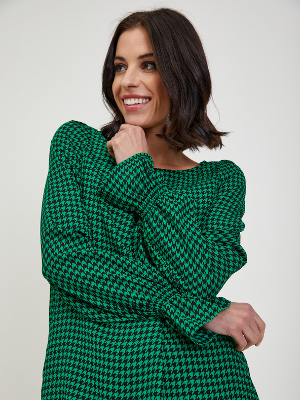 Orsay Zelena ženska vzorčasta bluza ORSAY