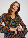 Orsay Rjavo-črna ženska vzorčasta bluza ORSAY