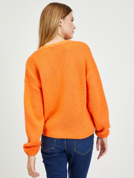 Orsay Oranžen ženski kardigan ORSAY